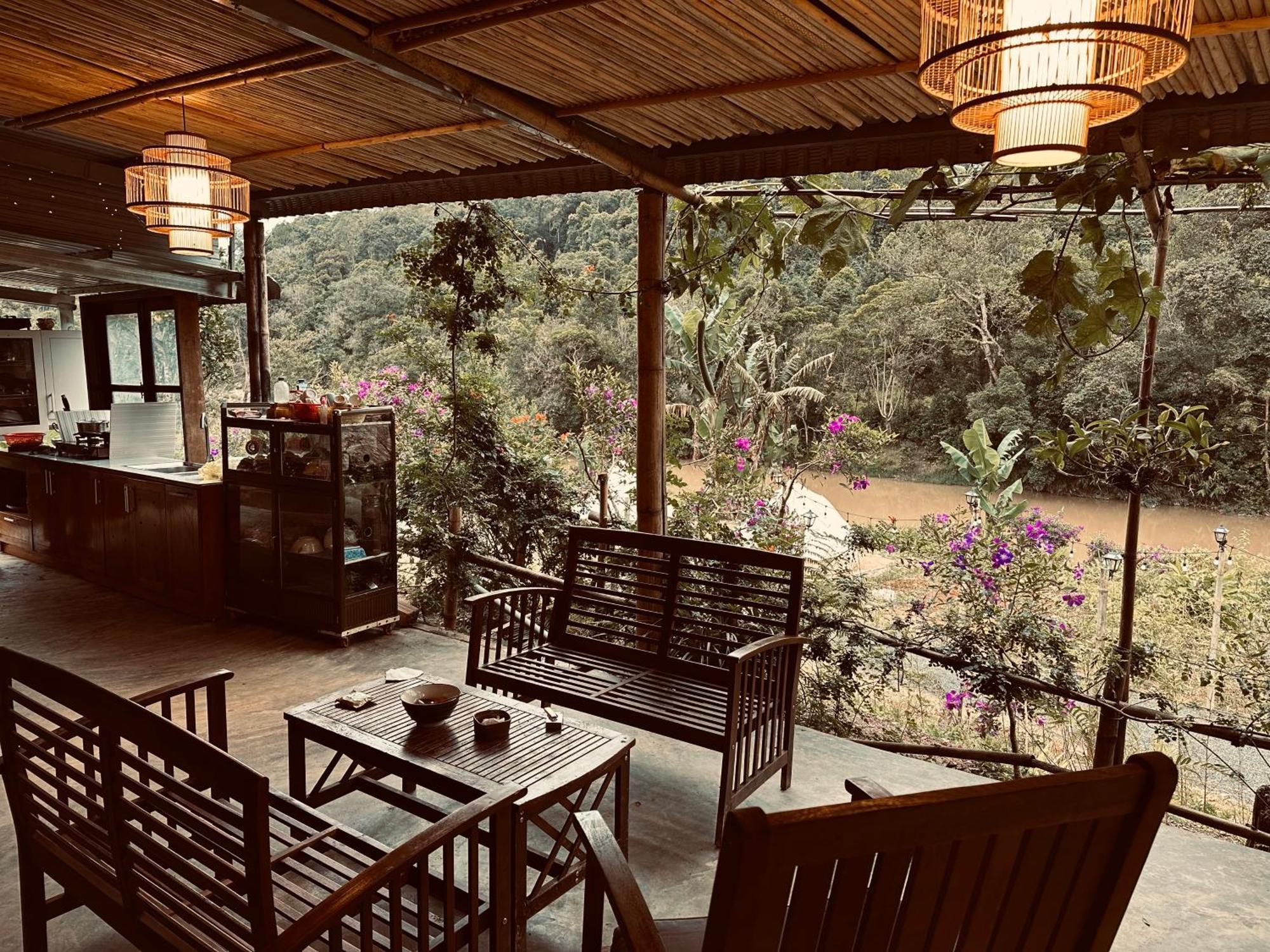 Hotel Coi Nguon Farm Glam Mang Den Kon Von Kla Exterior foto